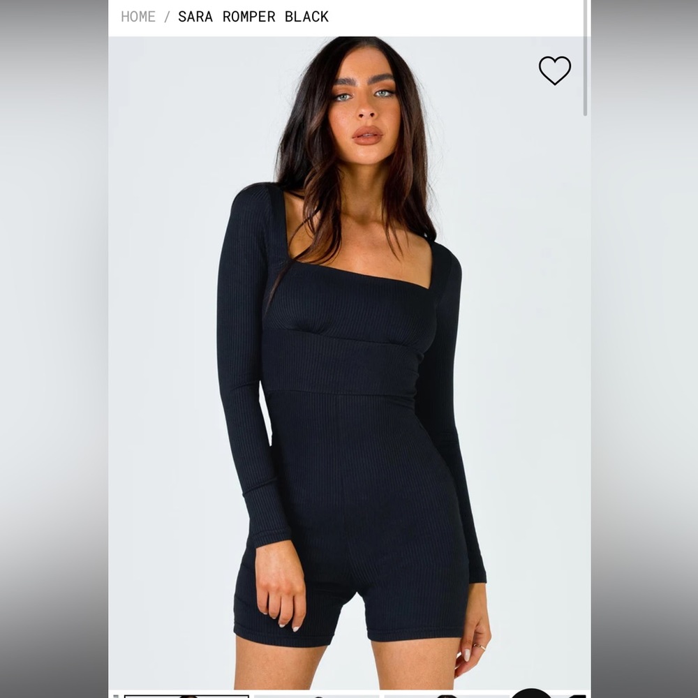 Princess Polly Sarah Romper - Picture 1 of 3